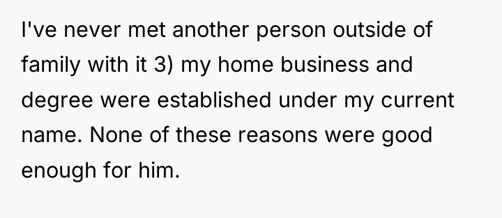 I've never met another person outside of family with it...