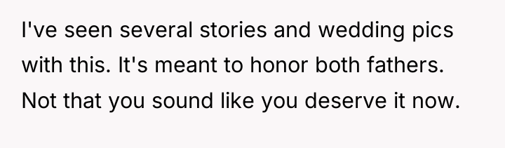 I've seen several stories and wedding pics with this. It's...