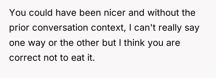 You could have been nicer and without the prior conversation...