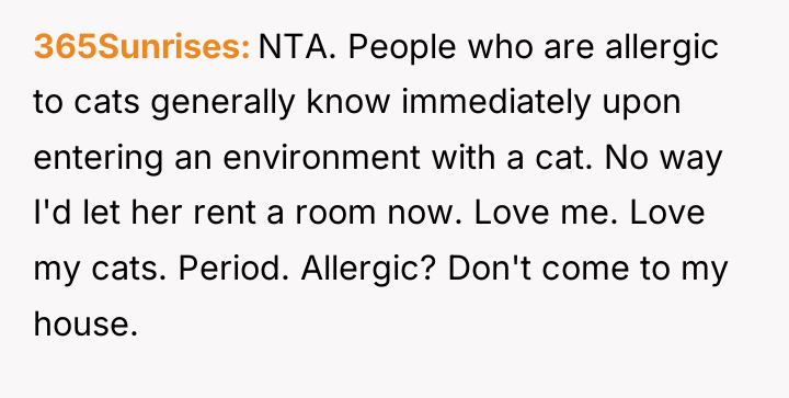365Sunrises NTA. People who are allergic to cats generally know...