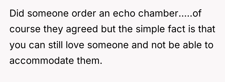 Did someone order an echo chamber.....of course they agreed but...