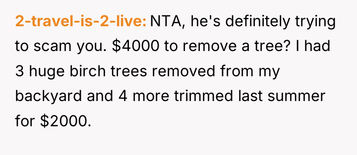 2-travel-is-2-live NTA, he's definitely trying to scam you. $4000 to...
