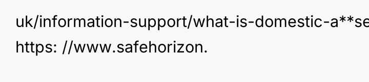 uk/information-support/what-is-domestic-a**se/financial-a**se/ https: //www.safehorizon.