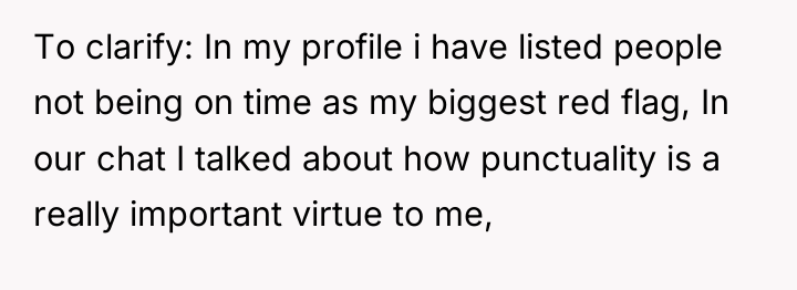 To clarify: In my profile i have listed people not...