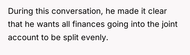 During this conversation, he made it clear that he wants...