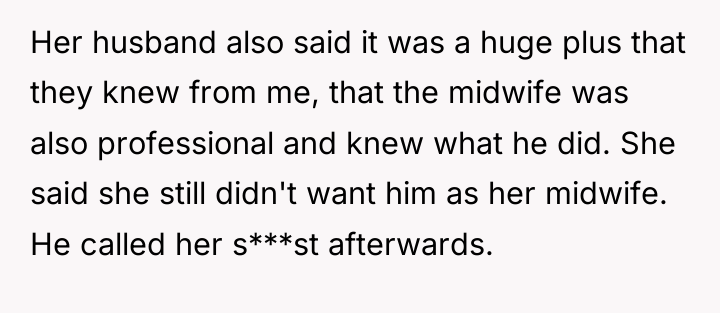 Her husband also said it was a huge plus that...
