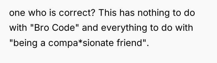 one who is correct? This has nothing to do with...