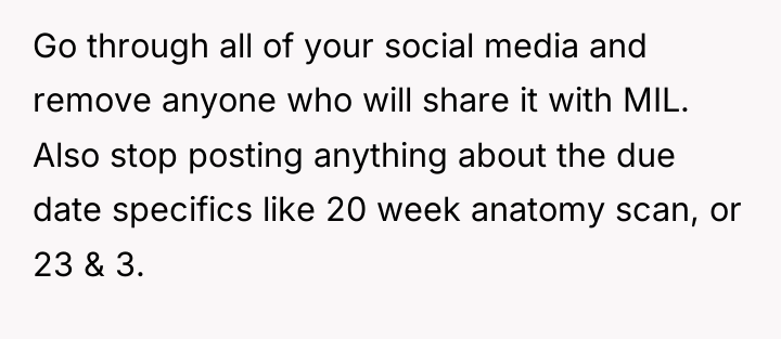 Go through all of your social media and remove anyone...