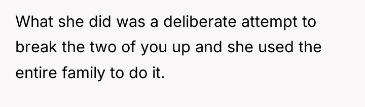 What she did was a deliberate attempt to break the...