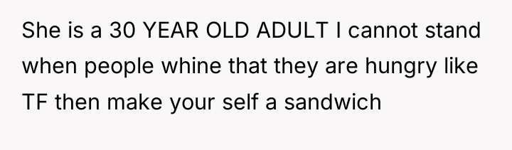 She is a 30 YEAR OLD ADULT I cannot stand...