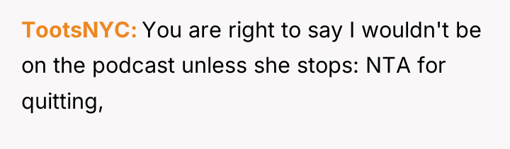 TootsNYC You are right to say I wouldn't be on...