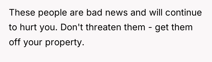 These people are bad news and will continue to hurt...