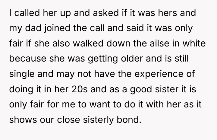 I called her up and asked if it was hers...