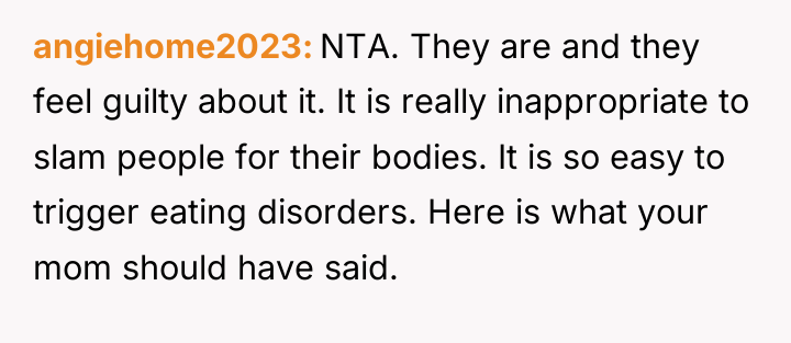 angiehome2023 NTA. They are and they feel guilty about it....