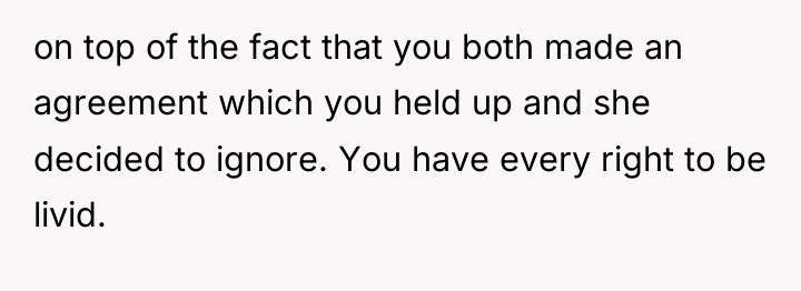 on top of the fact that you both made an...