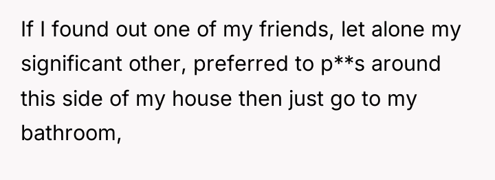 If I found out one of my friends, let alone...