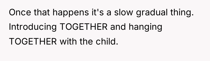Once that happens it's a slow gradual thing. Introducing TOGETHER...