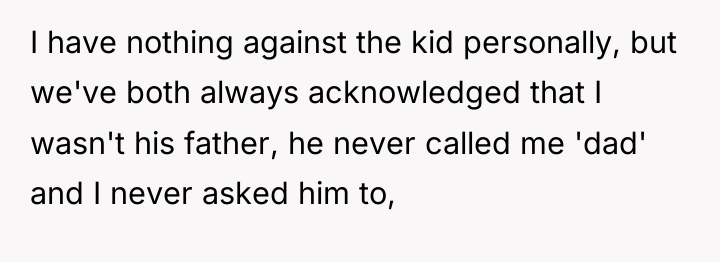 I have nothing against the kid personally, but we've both...