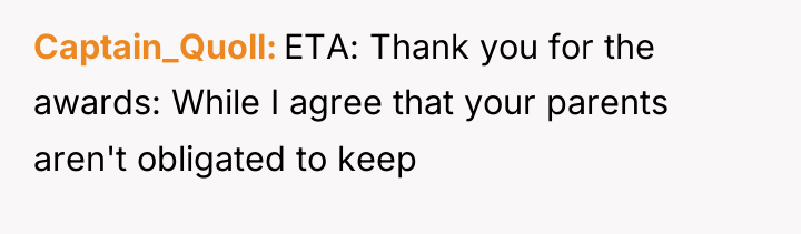 Captain_Quoll ETA: Thank you for the awards: While I agree...