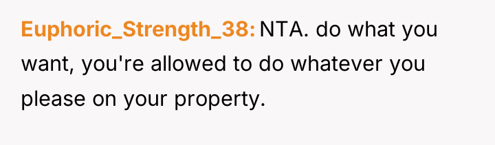 Euphoric_Strength_38 NTA. do what you want, you're allowed to do...