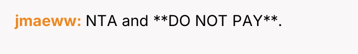 jmaeww NTA and **DO NOT PAY**.