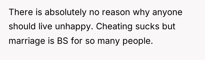 There is absolutely no reason why anyone should live unhappy....