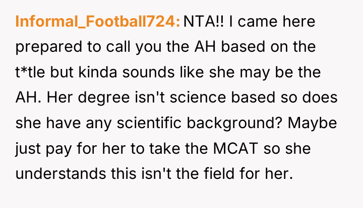 Informal_Football724 NTA!! I came here prepared to call you the...