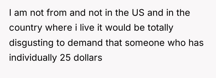 I am not from and not in the US and...