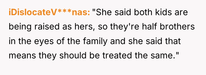 iDislocateV***nas "She said both kids are being raised as hers,...