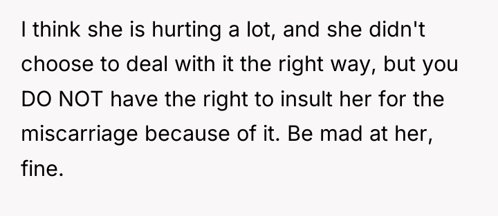 I think she is hurting a lot, and she didn't...