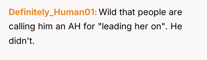 Definitely_Human01 Wild that people are calling him an AH for...
