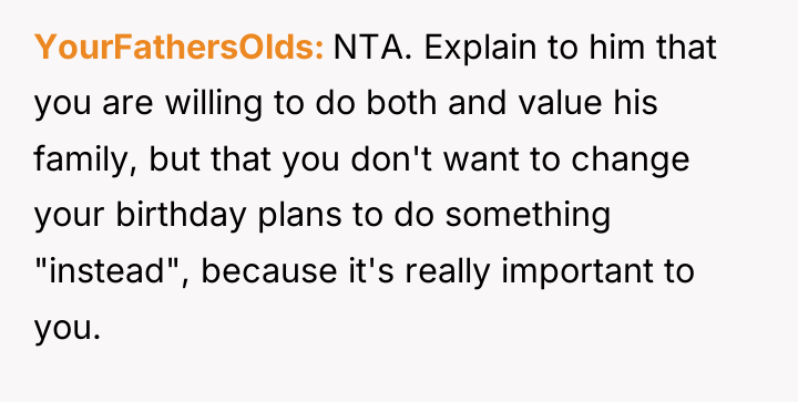 YourFathersOlds NTA. Explain to him that you are willing to...