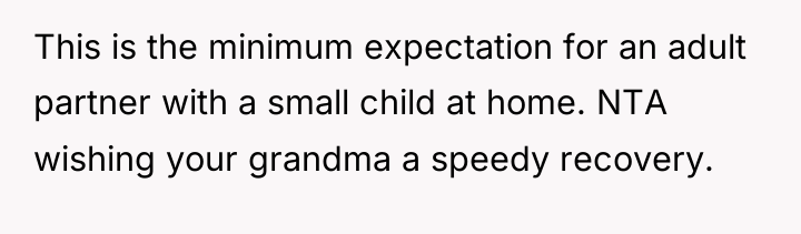 This is the minimum expectation for an adult partner with...