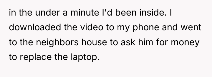 in the under a minute I'd been inside. I downloaded...