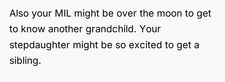 Also your MIL might be over the moon to get...