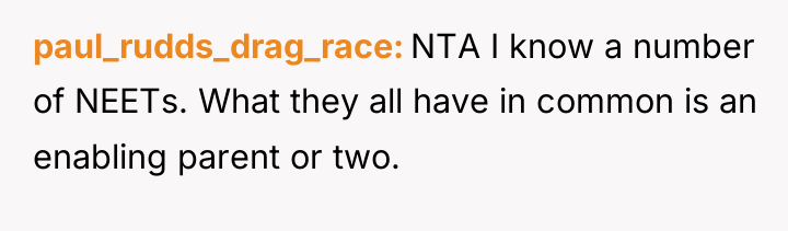 paul_rudds_drag_race NTA I know a number of NEETs. What they...