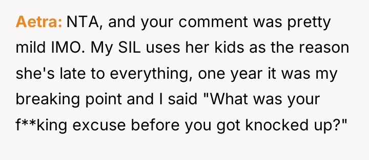 Aetra NTA, and your comment was pretty mild IMO. My...