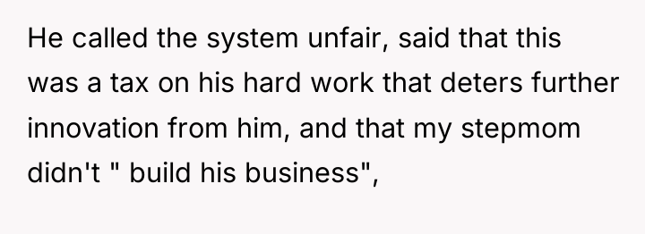 He called the system unfair, said that this was a...