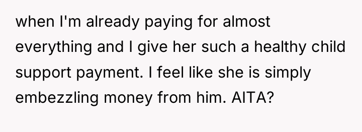 when I'm already paying for almost everything and I give...
