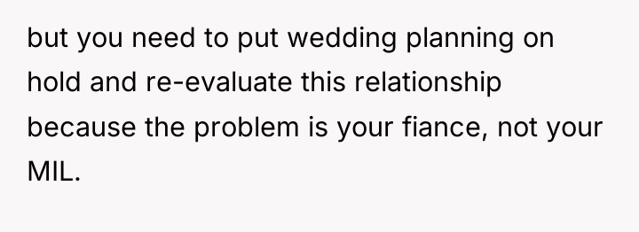 but you need to put wedding planning on hold and...