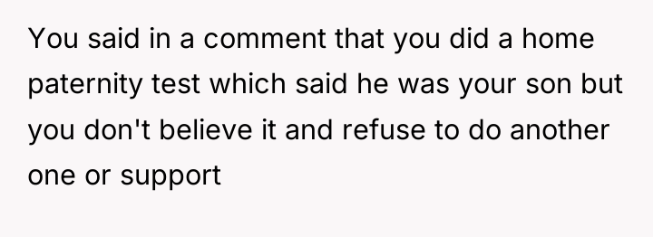 You said in a comment that you did a home...