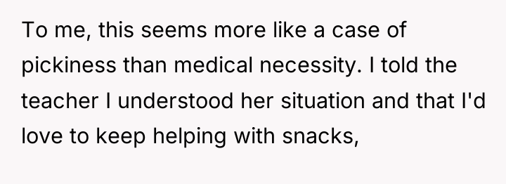 To me, this seems more like a case of pickiness...