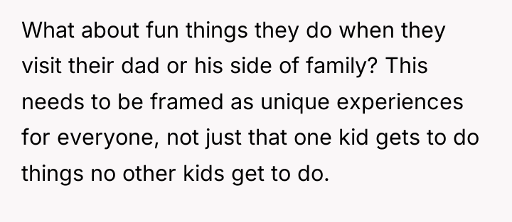 What about fun things they do when they visit their...
