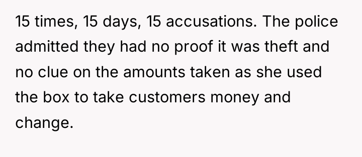 15 times, 15 days, 15 accusations. The police admitted they...
