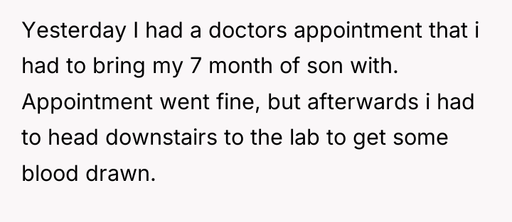 Yesterday I had a doctors appointment that i had to...