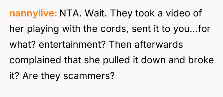 nannylive NTA. Wait. They took a video of her playing...
