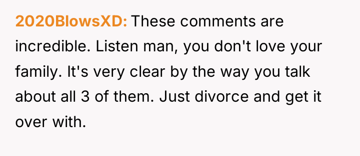 2020BlowsXD These comments are incredible. Listen man, you don't love...