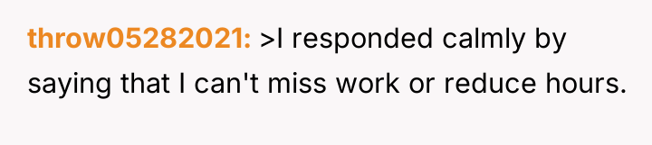 throw05282021 >I responded calmly by saying that I can't miss...