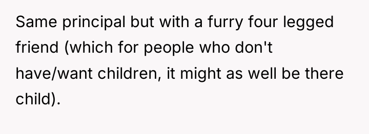 Same principal but with a furry four legged friend (which...