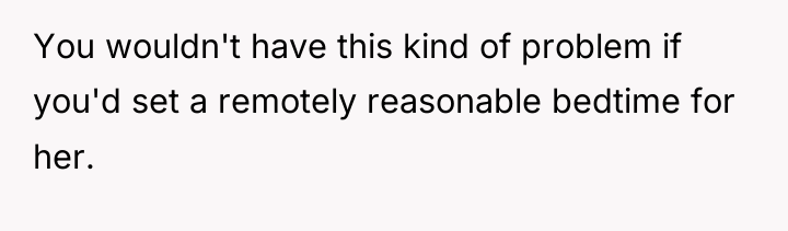 You wouldn't have this kind of problem if you'd set...
